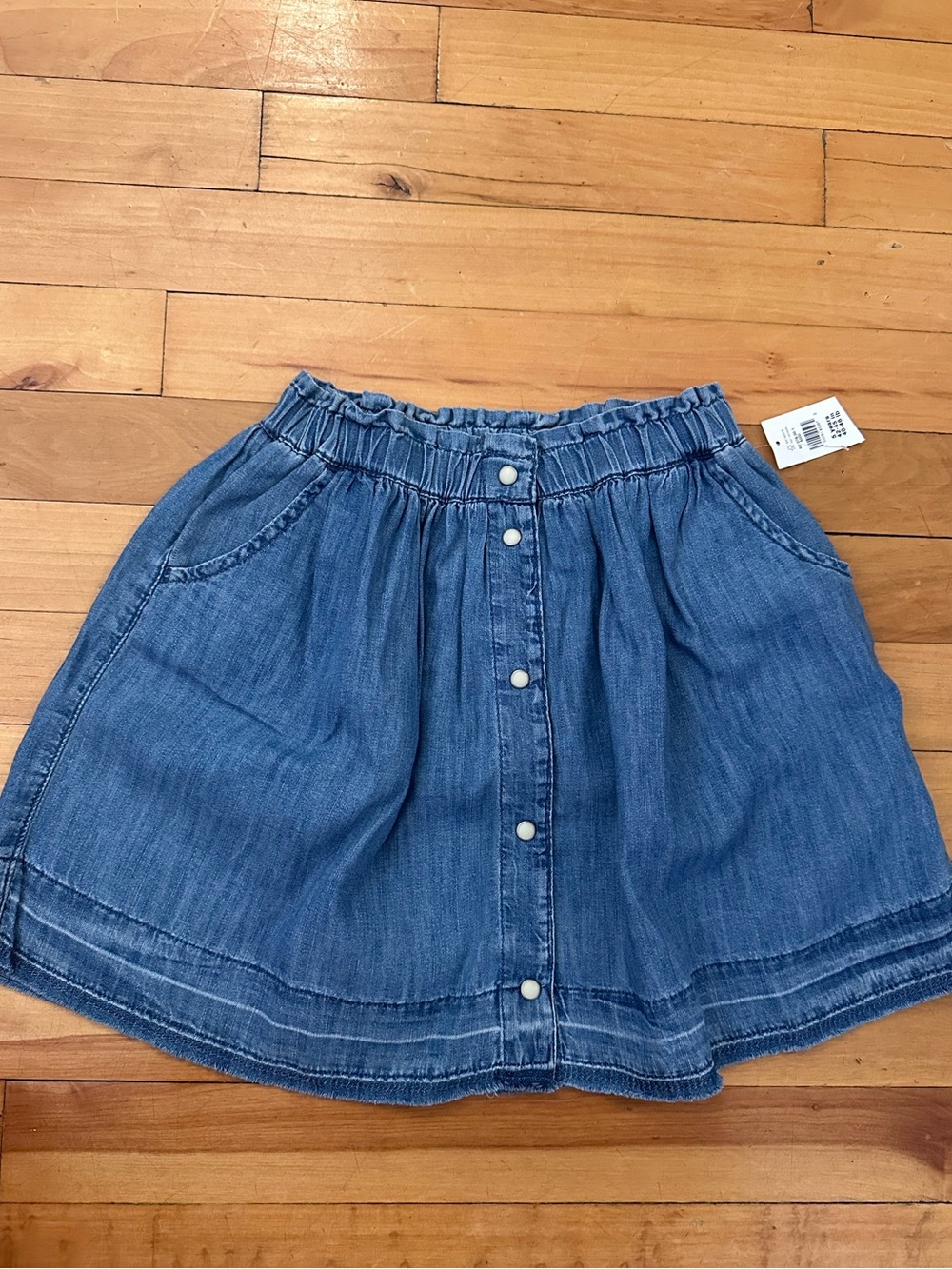 GAP Denim Button-Front Girls Skirt